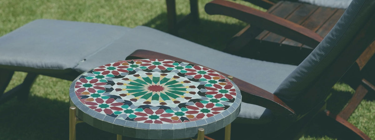 Moroccan Zellige tiles mosaic
