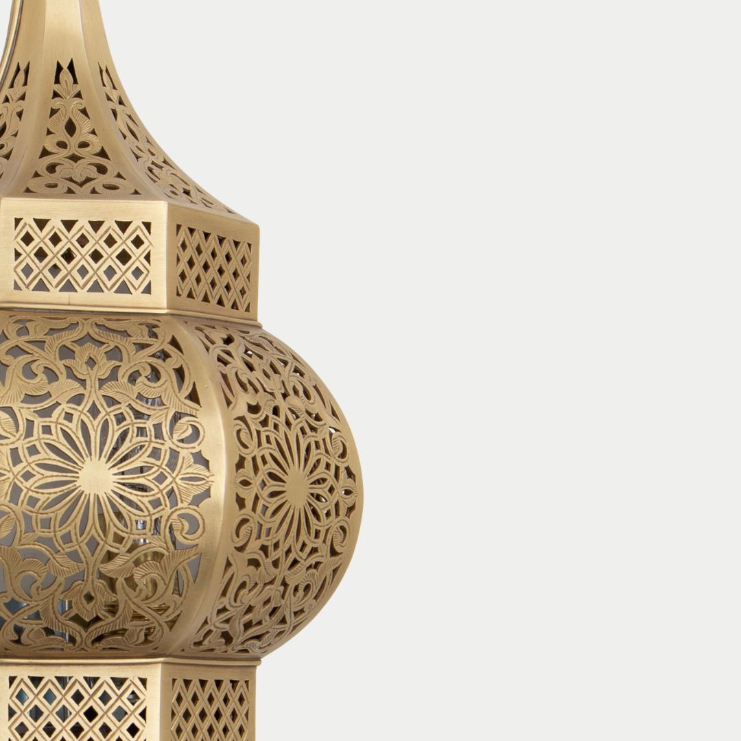 Artisanal Brass Moroccan Wall Sconce