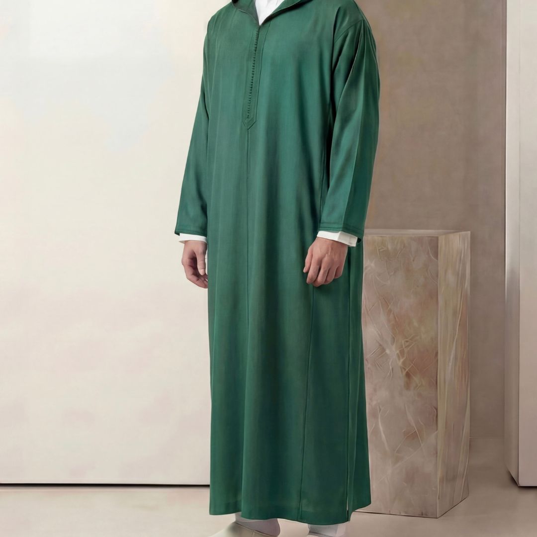 Handmade Emerald Green Djellaba