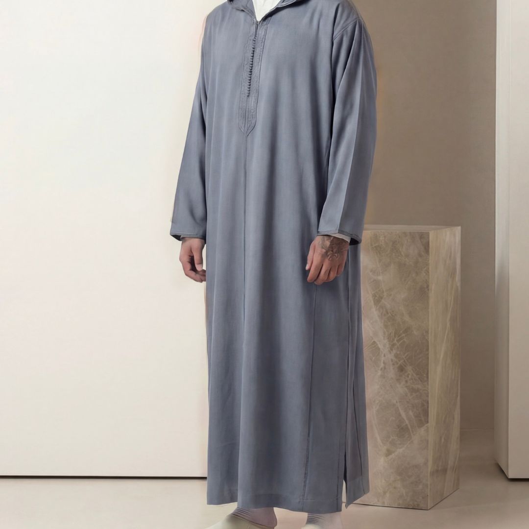 Handmade Grey Djellaba