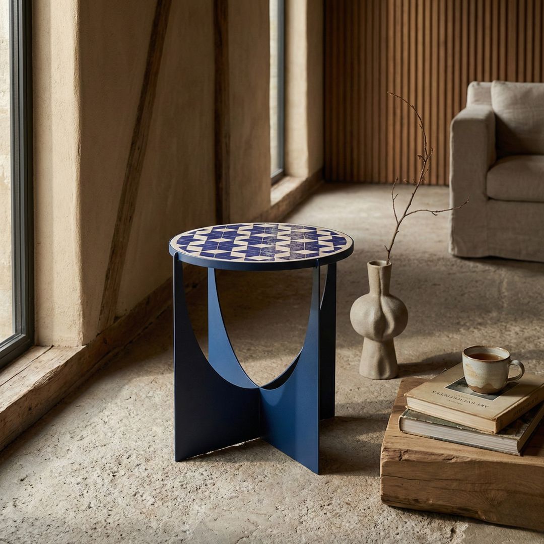 Tangier - Handmade Zellige Mosaic Tile Table