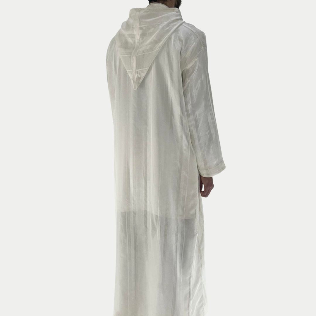 Handmade White Djellaba