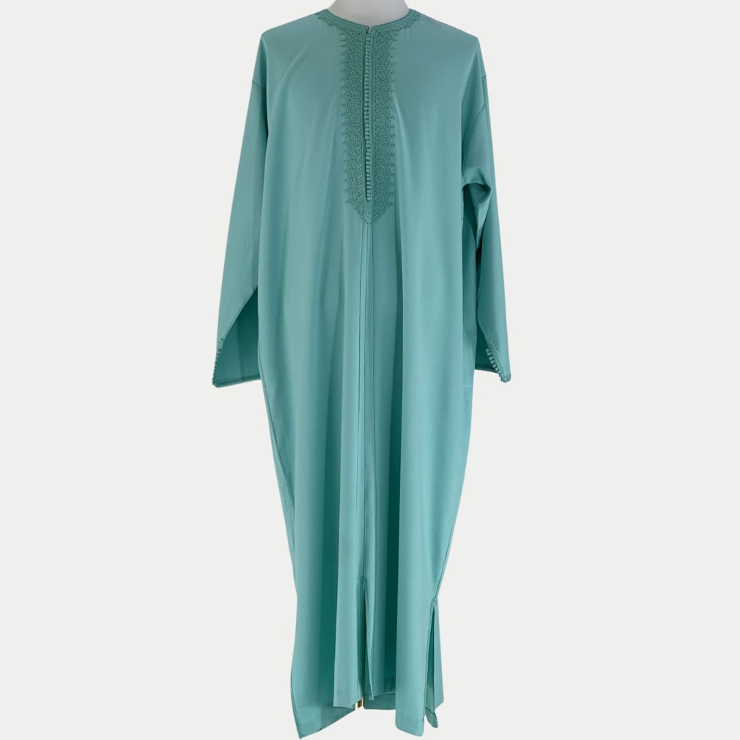 Handmade Sage Green Gandoura