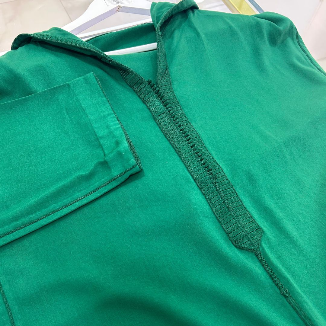 Handmade Emerald Green Djellaba