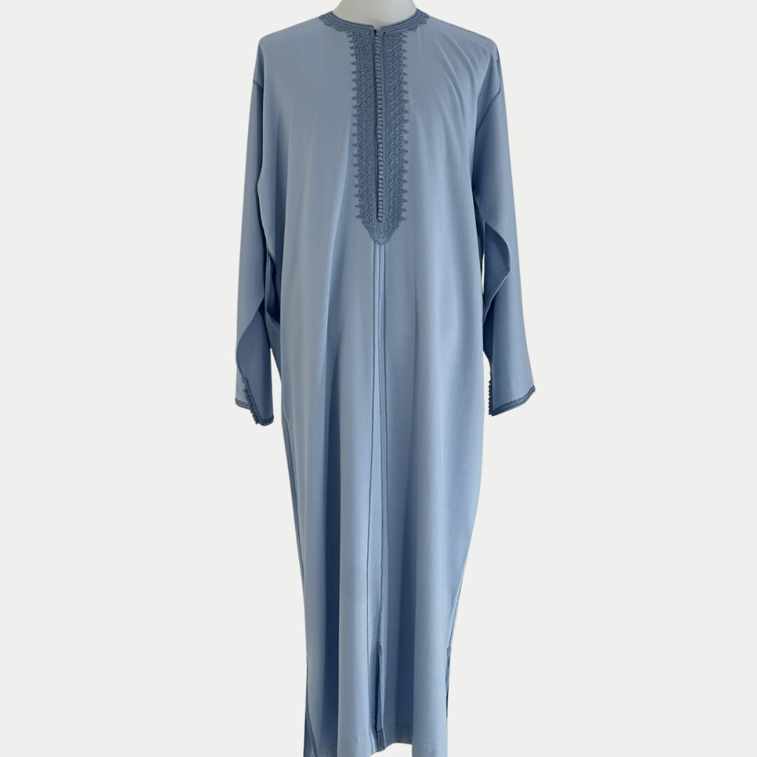 Handmade Sky Blue Gandoura