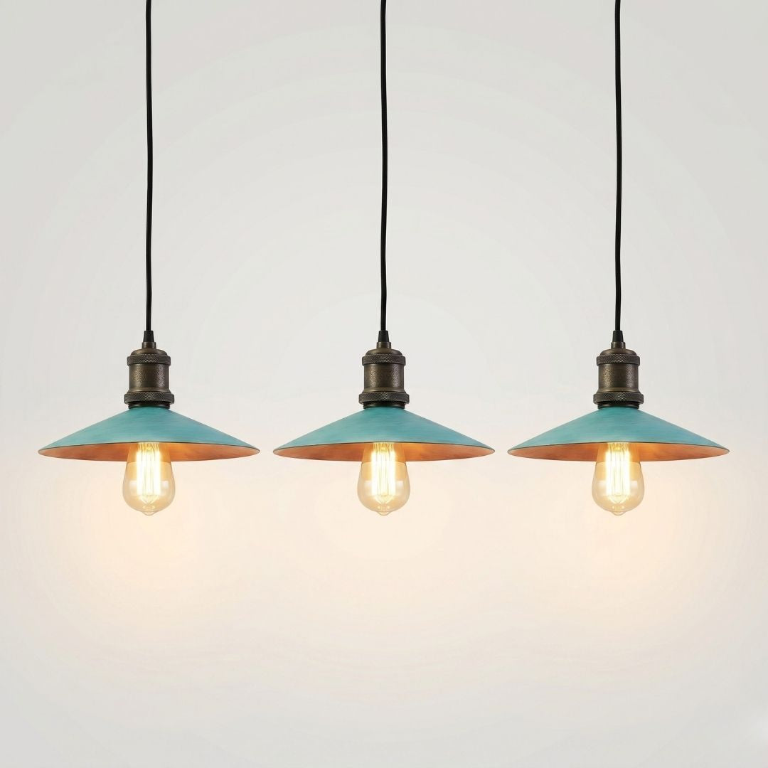 Verdigris Copper Pendant Light