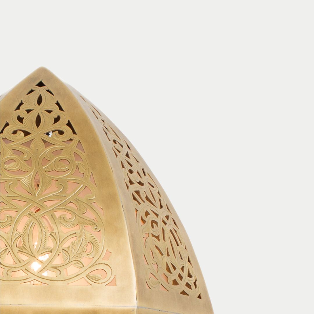 Marquise Moroccan Brass Sconce