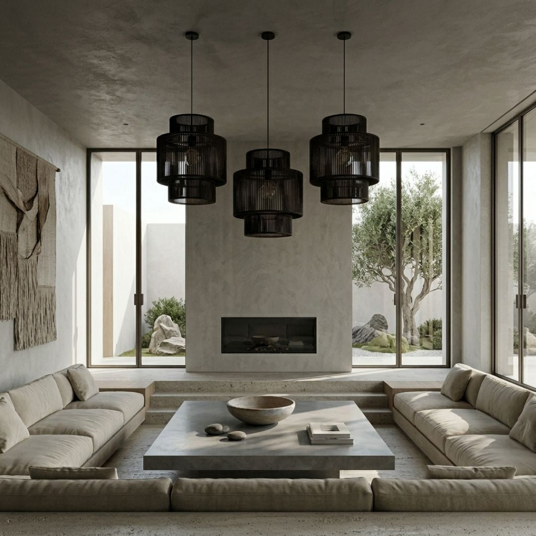 Malik Rattan Table Lamp
