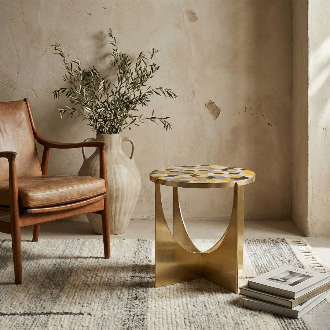 Oasis - Handmade Zellige Mosaic Tile Table