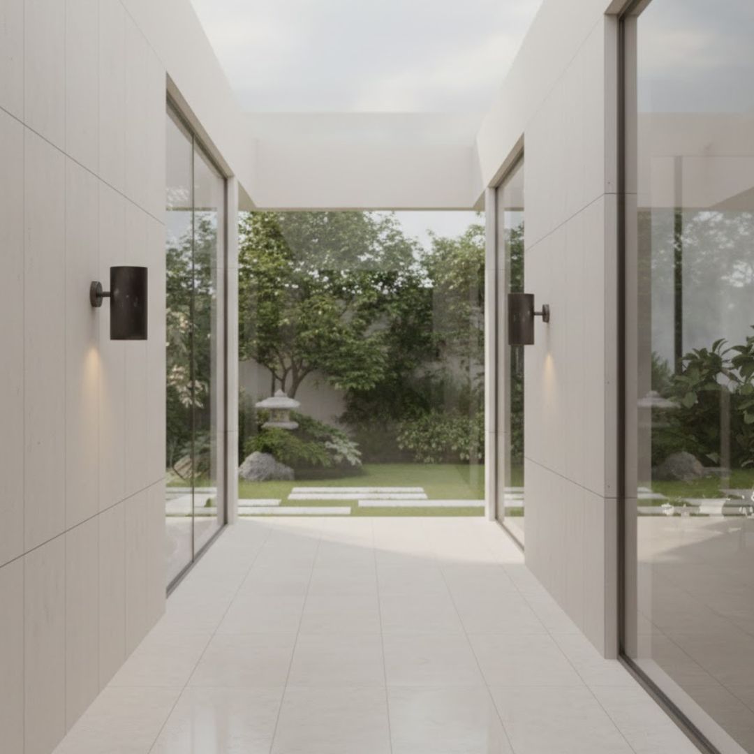 Clarissa : Matt Black Cylindrical Wall Sconce