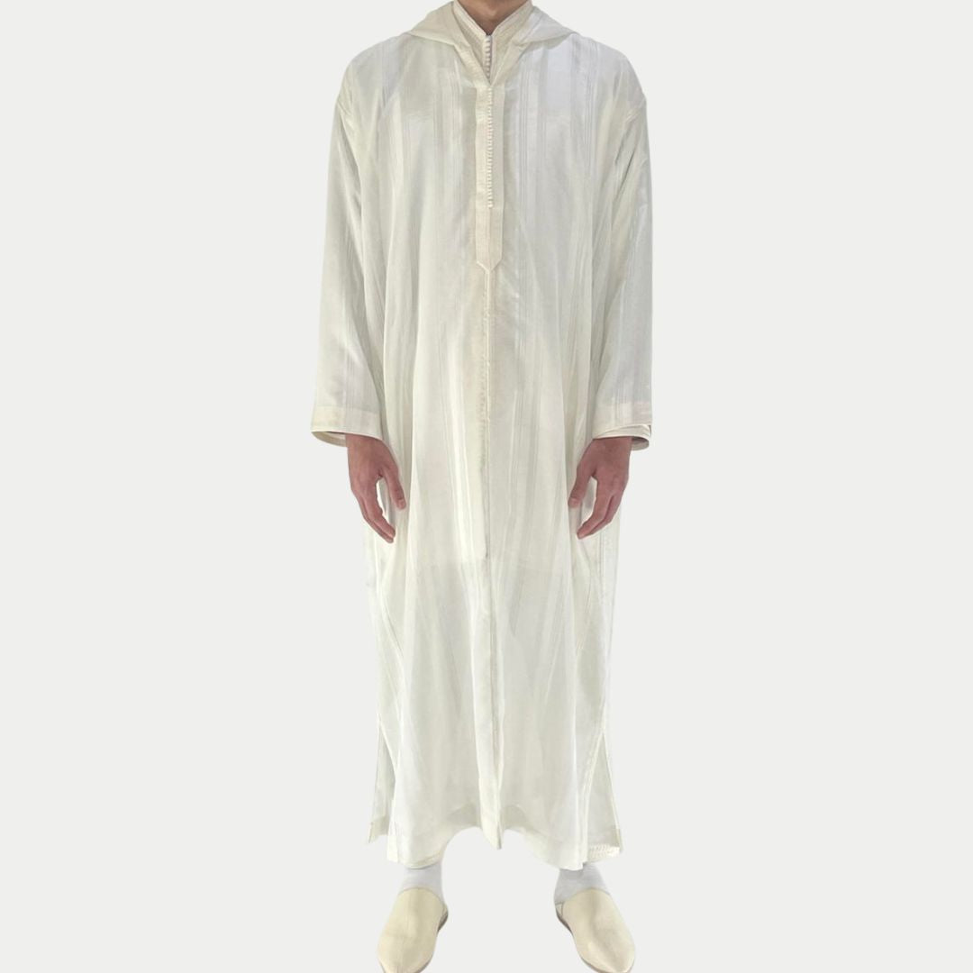 Handmade White Djellaba