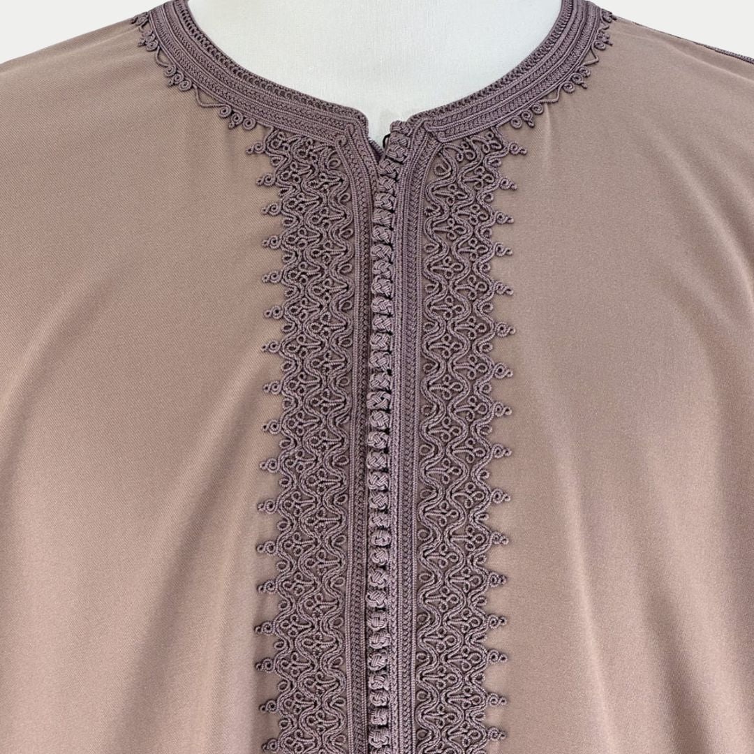 Handmade Mocha Taupe Gandoura