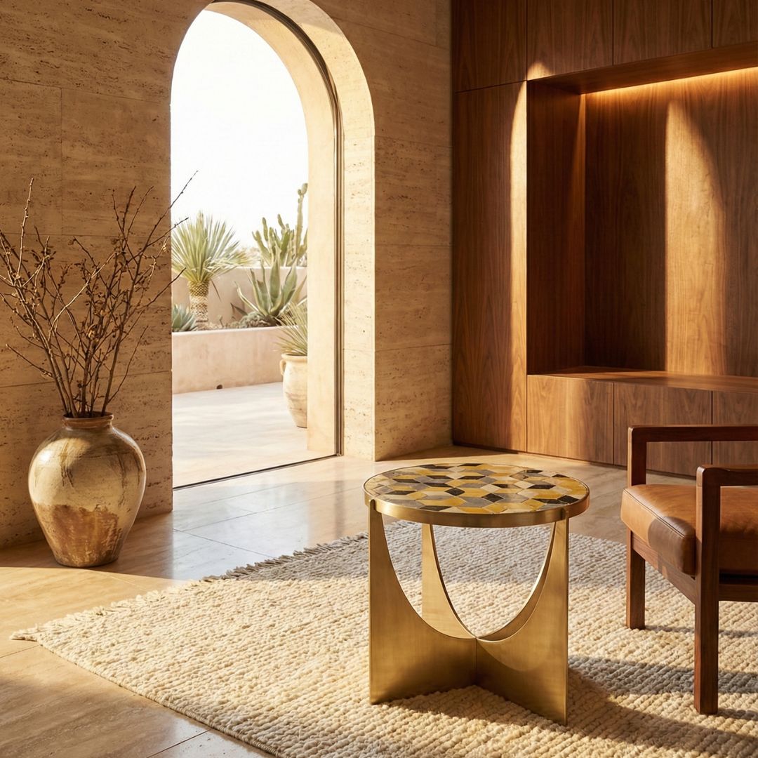 Oasis - Handmade Zellige Mosaic Tile Table