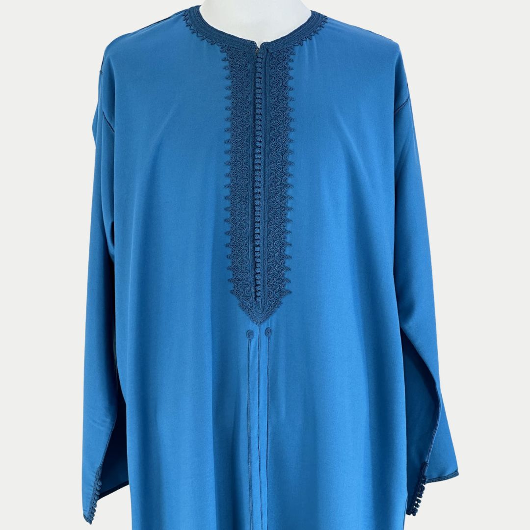 Handmade Blue Gandoura