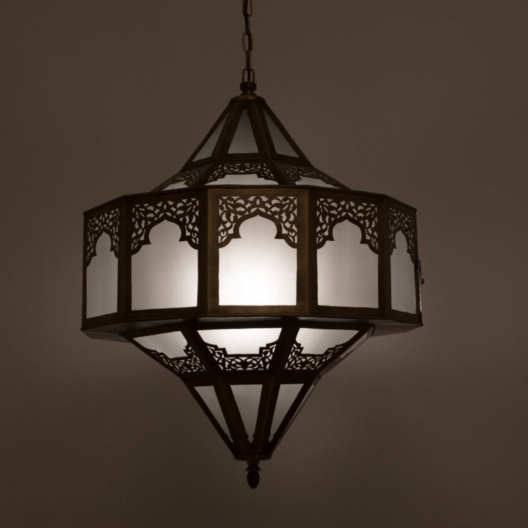 Amwaje : Handcrafted Moroccan Brass Lantern