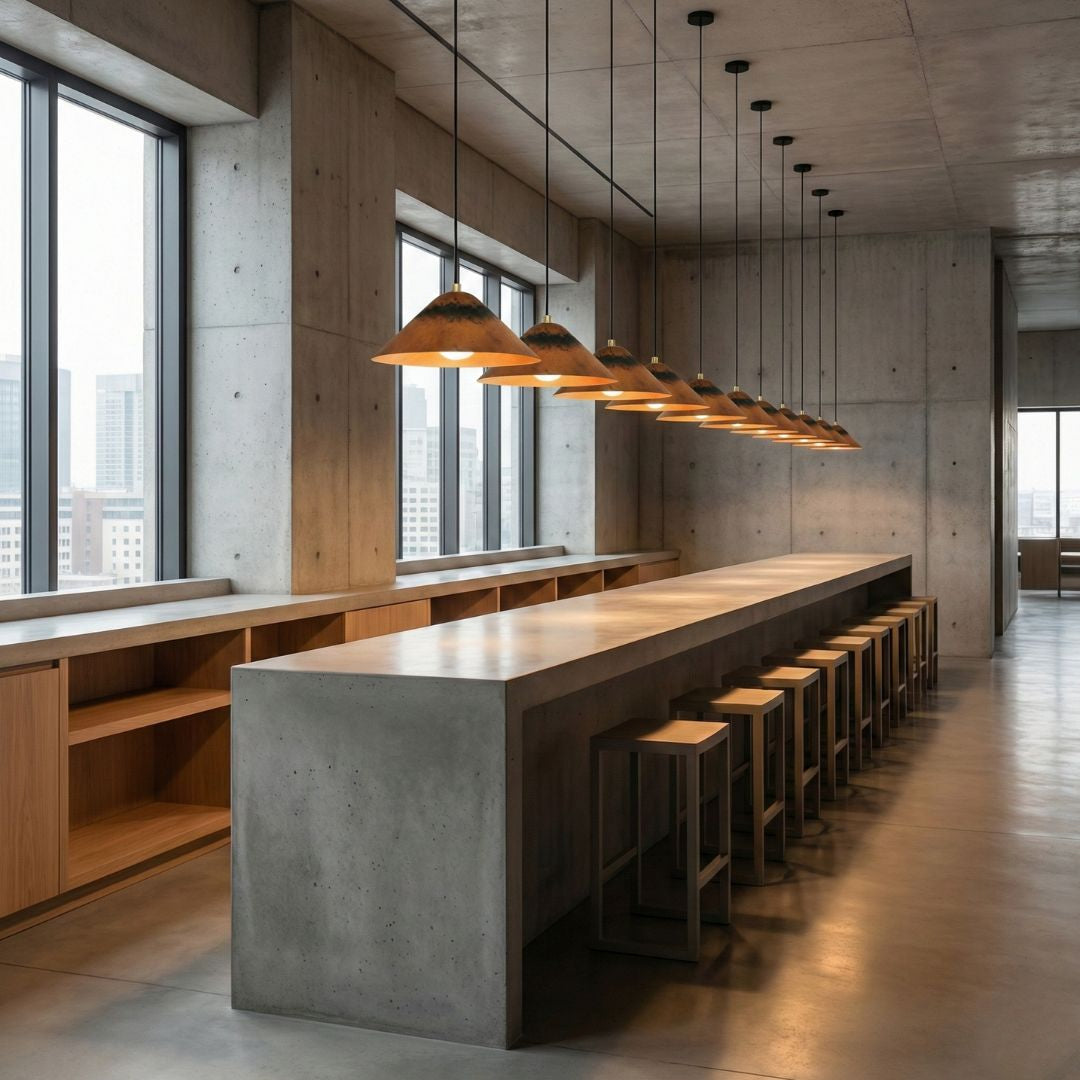 Tayri : Copper Cone Pendant Light