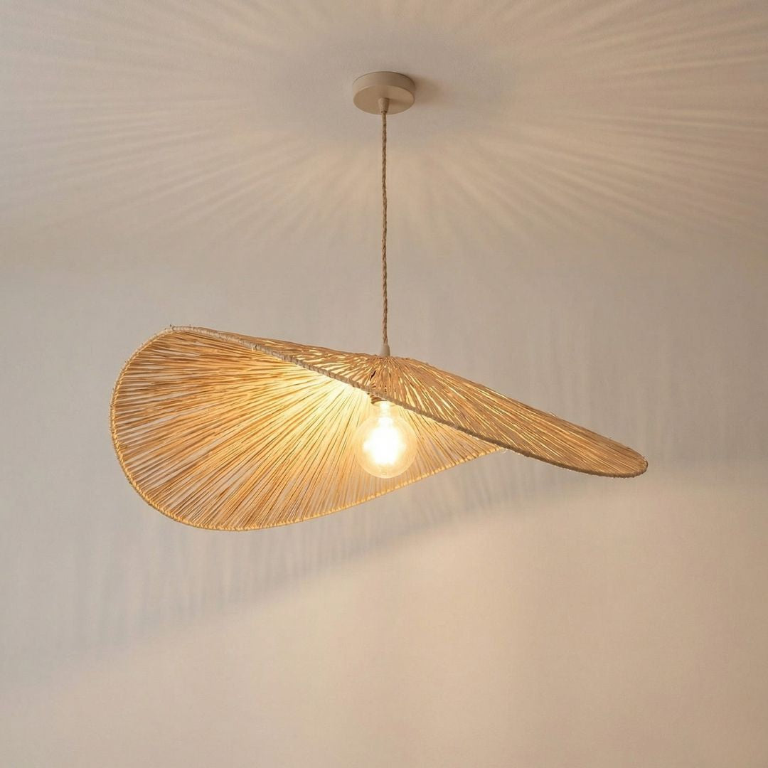Maya Organic Woven Rattan Pendant Light