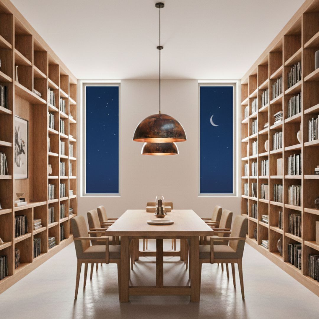 Asidd : Dome Copper Pendant Light
