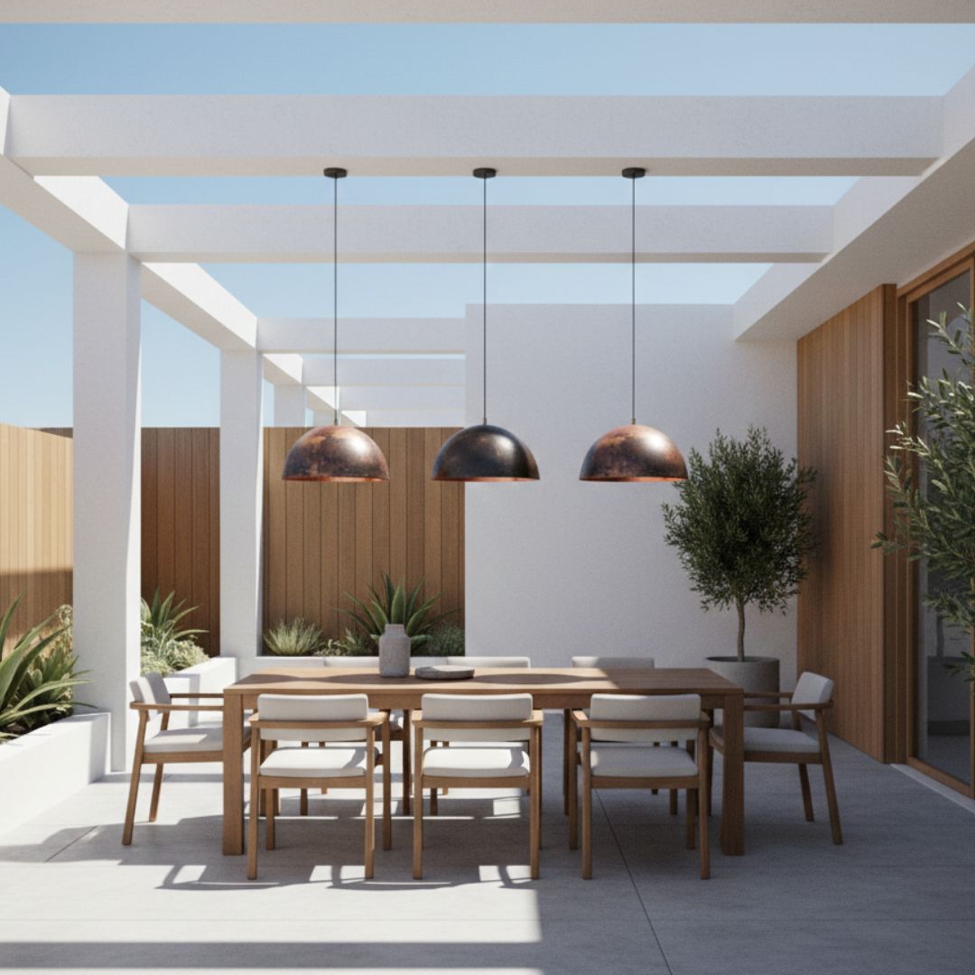 Asidd : Dome Copper Pendant Light