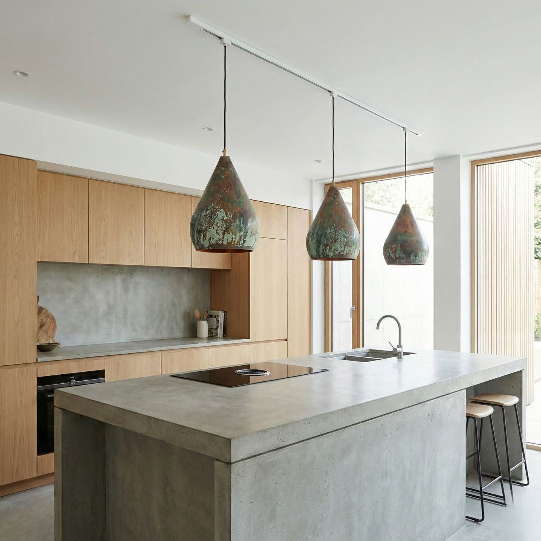Asif : Patina Copper Pendant Light