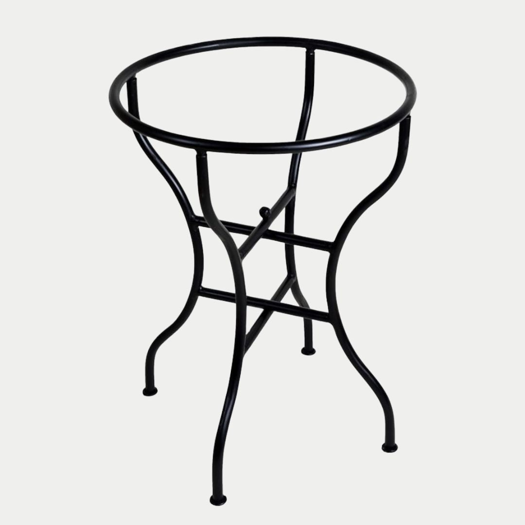 Assays - Handcrafted Moroccan Zellige Mosaic Tile Table – Blue and white Outdoor Tiled Garden Table, Handmade Dining Table, or Coffee Table