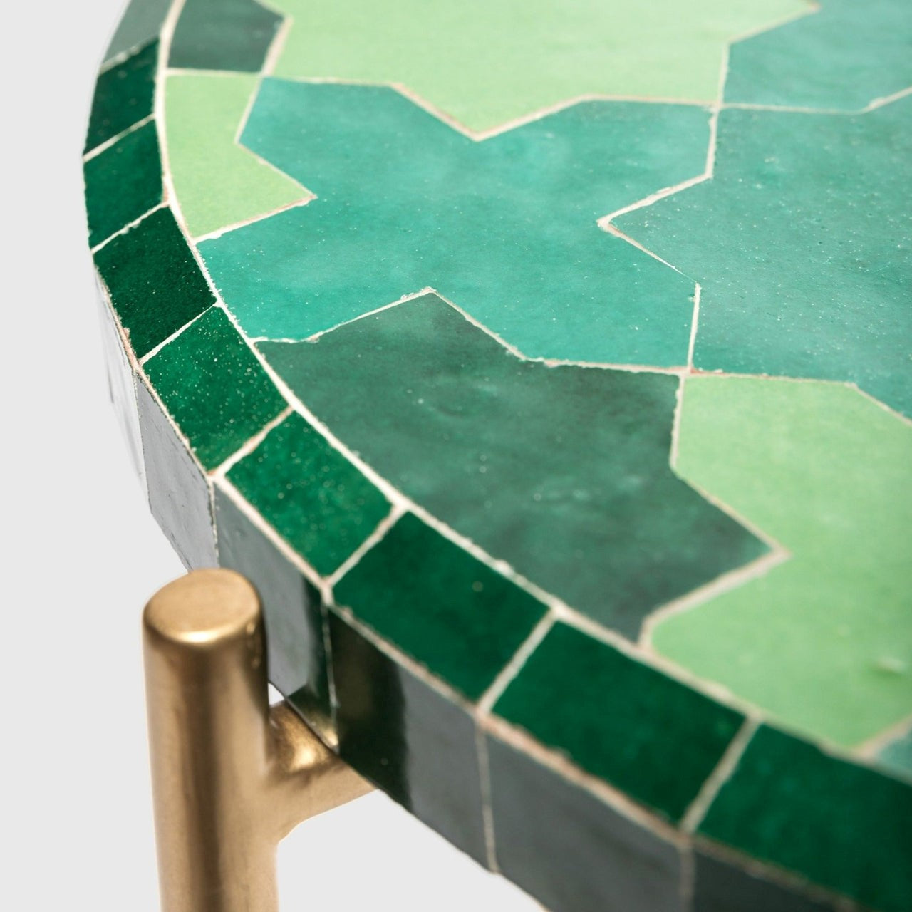 Authentic Moroccan Handmade Zellige Tile Coffee Table : Menara