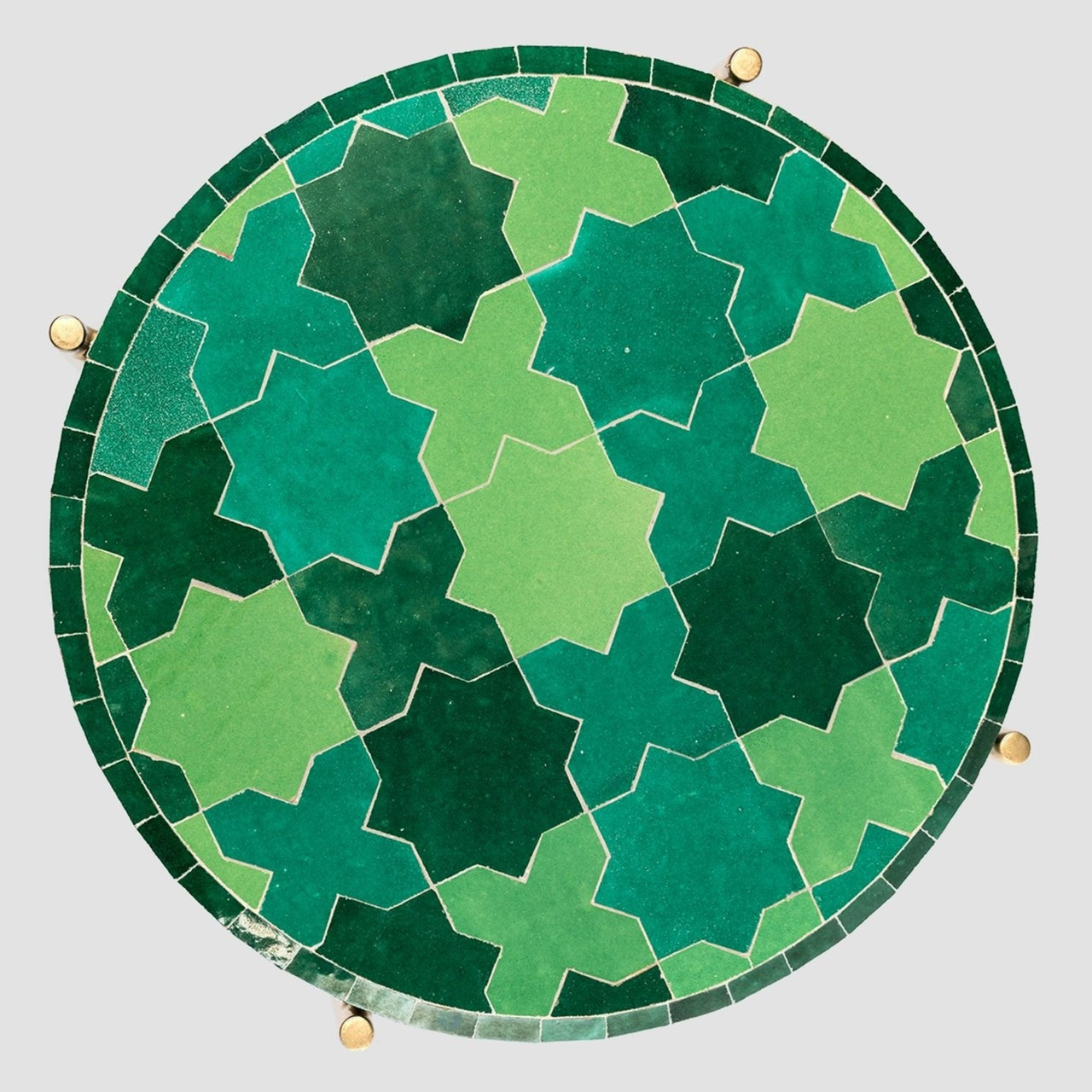 Authentic Moroccan Handmade Zellige Tile Coffee Table : Menara