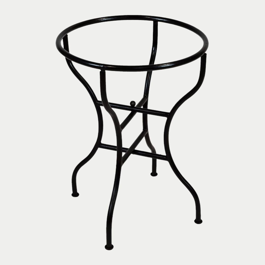 Ayyur - Handcrafted Moroccan Zellige Mosaic Tile Table – Red Antique Outdoor Tiled Garden Table, Handmade Dining Table, or Coffee Table