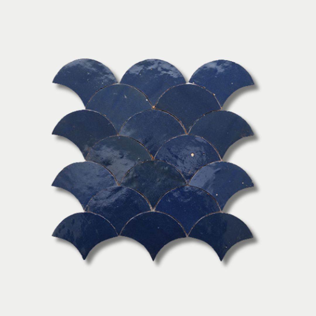 قشور السمك : زرقاء