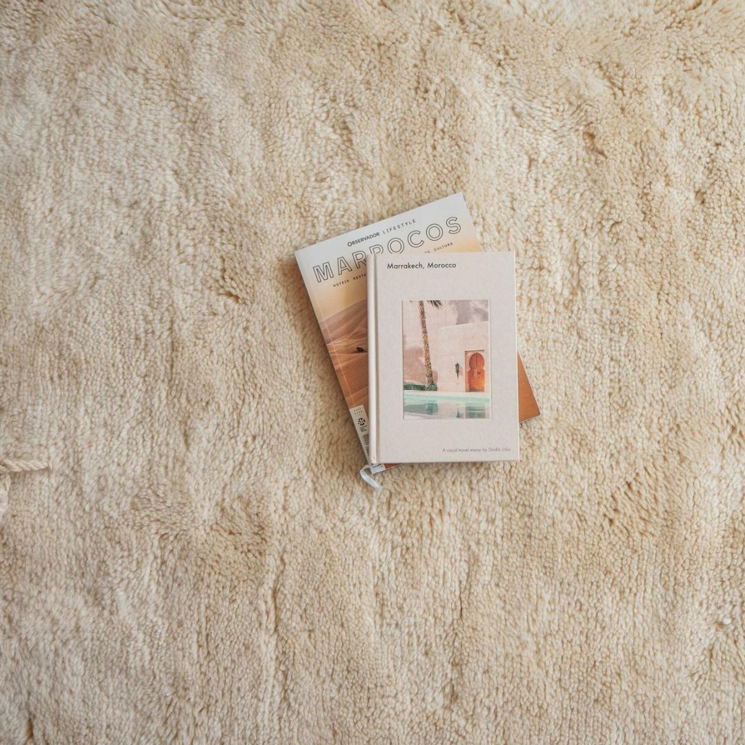 Handmade Moroccan Berber beni mrirt Carpet : Ziraya