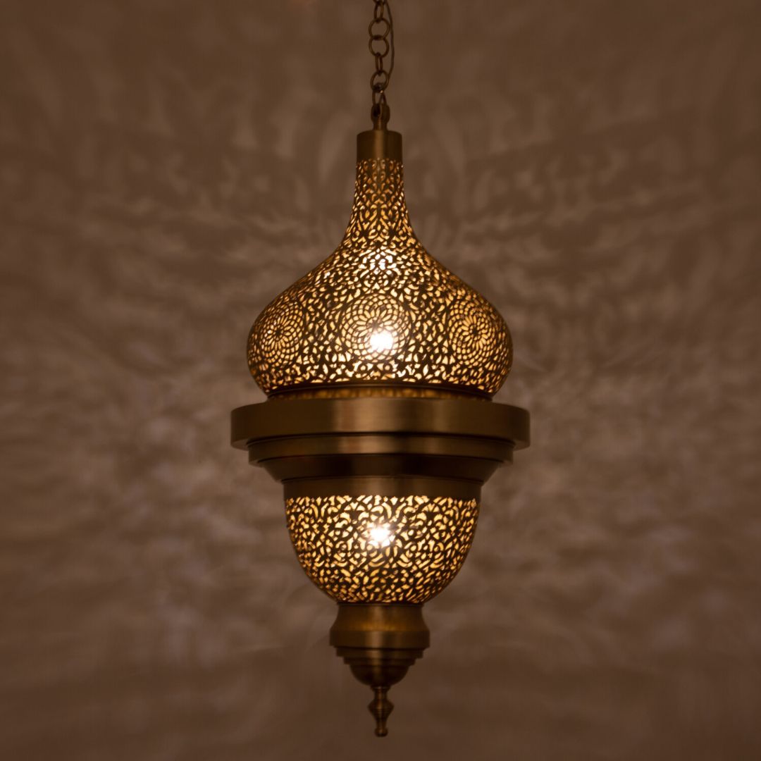 Handmade Moroccan Brass Light : Anouar