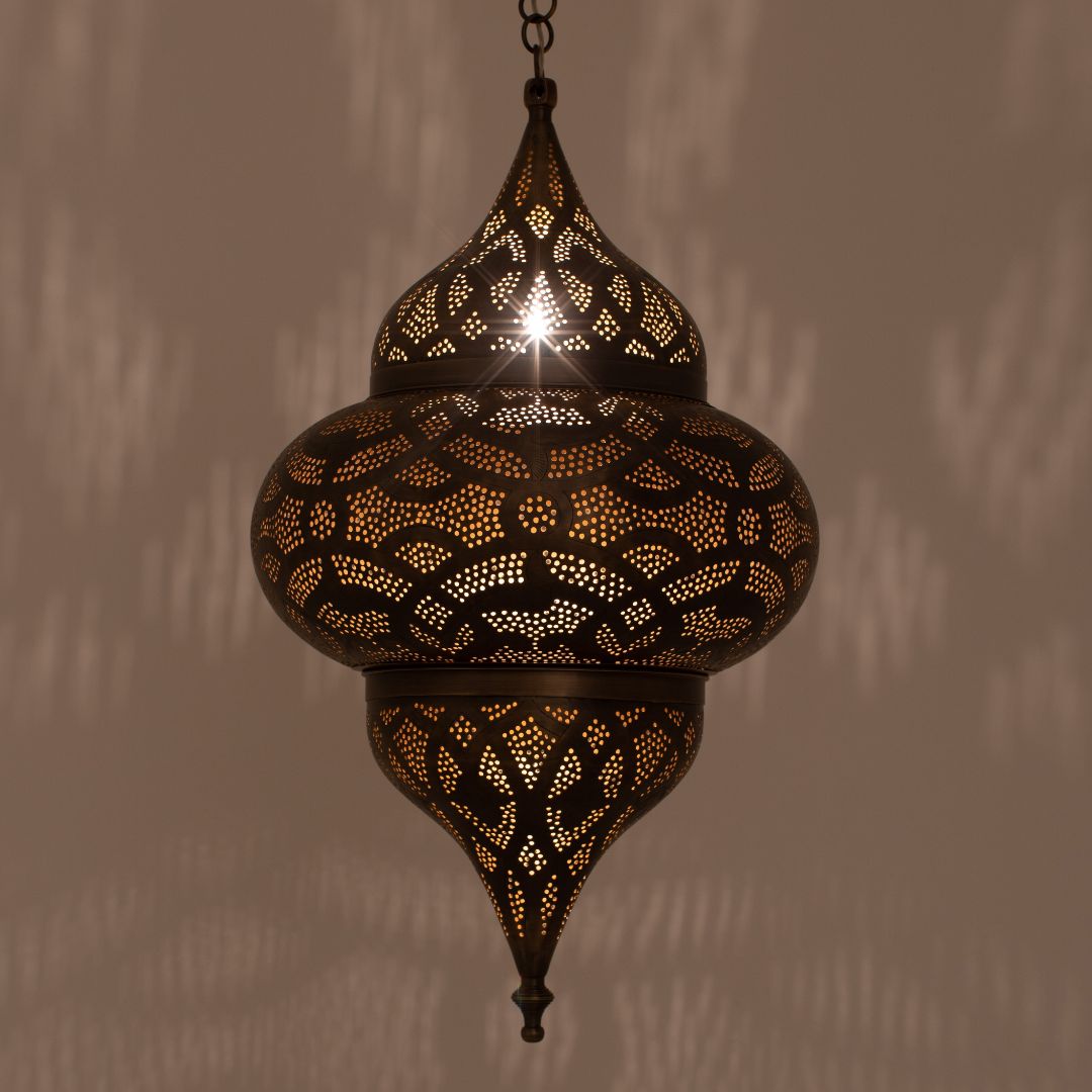 Handmade Moroccan Brass Light : Assala