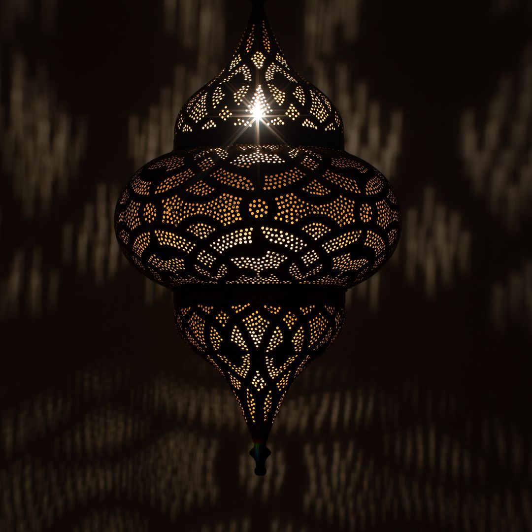 Handmade Moroccan Brass Light : Assala