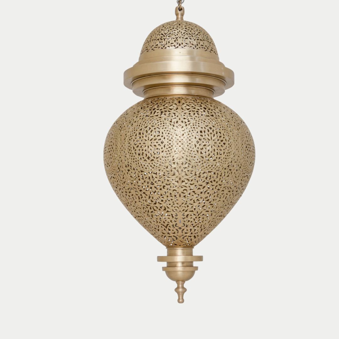 Handmade Moroccan Brass Light : Lam’a