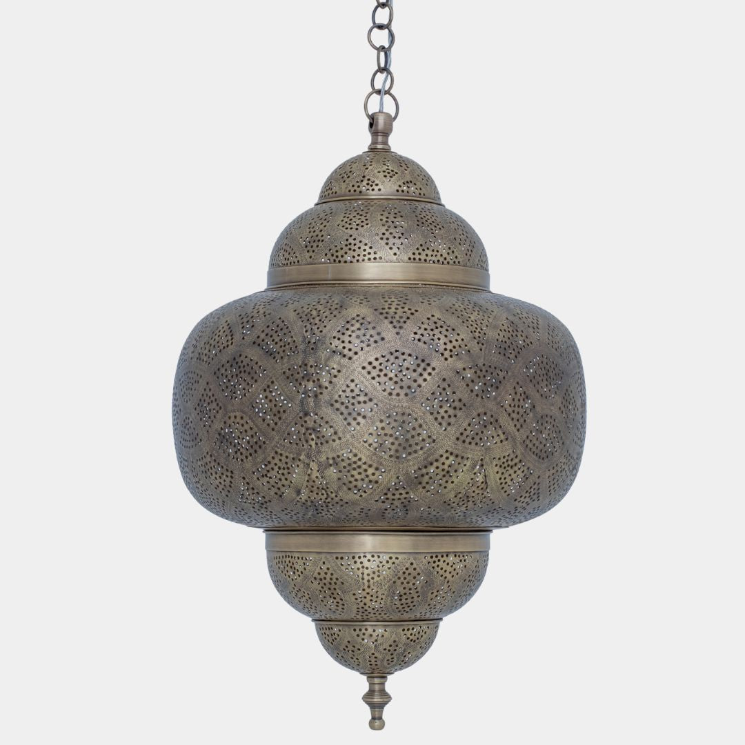 Handmade Moroccan Brass Light : Malak