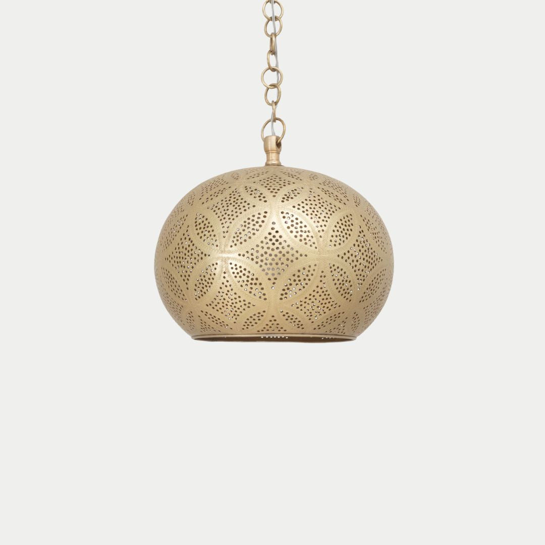 Handmade Moroccan Brass Light : Nour