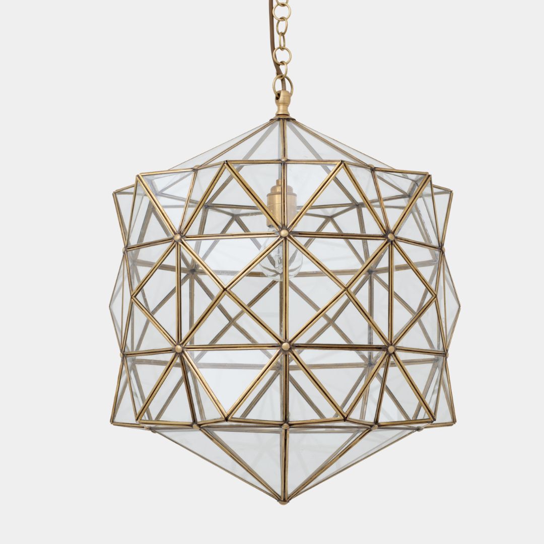 Handmade Moroccan Brass Light : Saïda