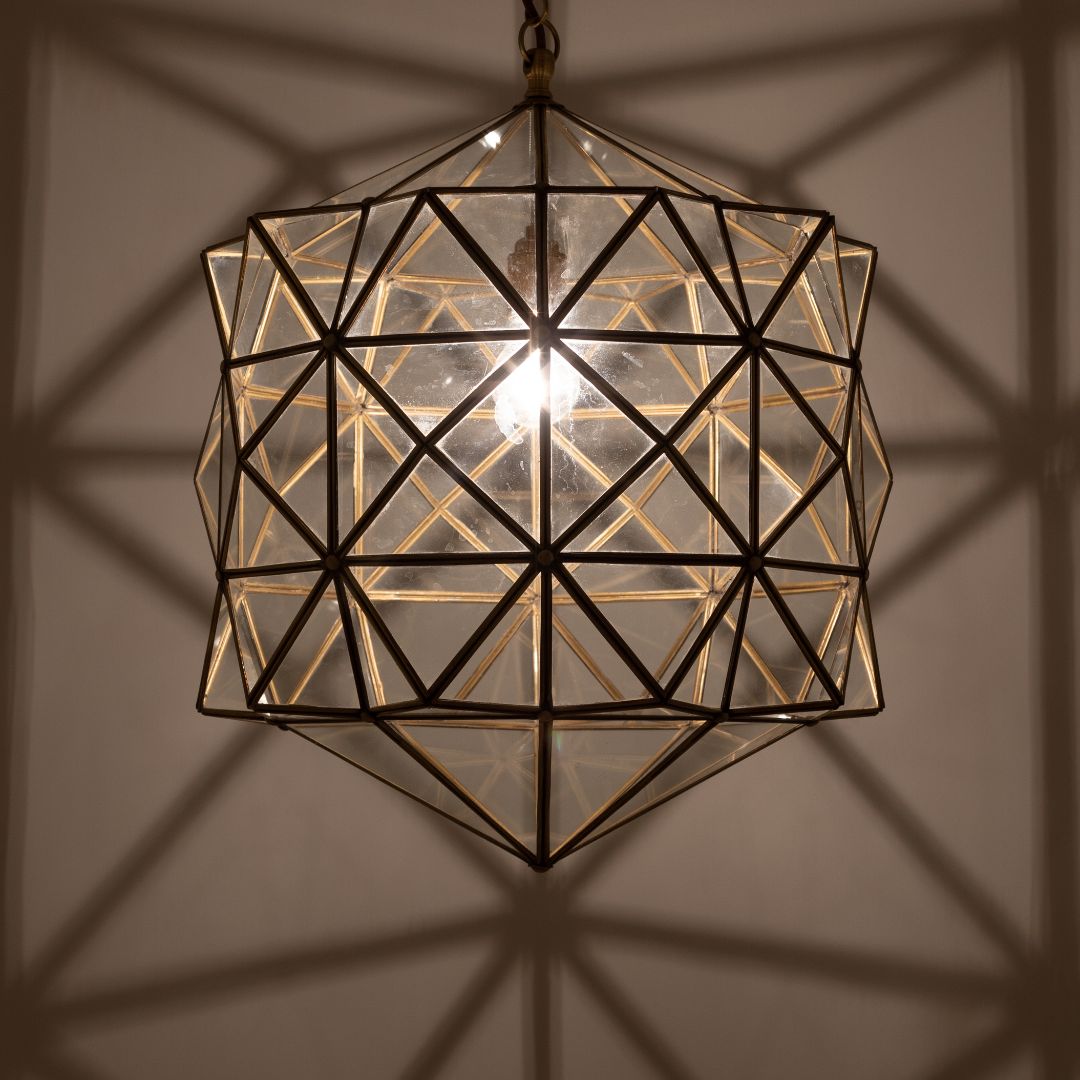 Handmade Moroccan Brass Light : Saïda