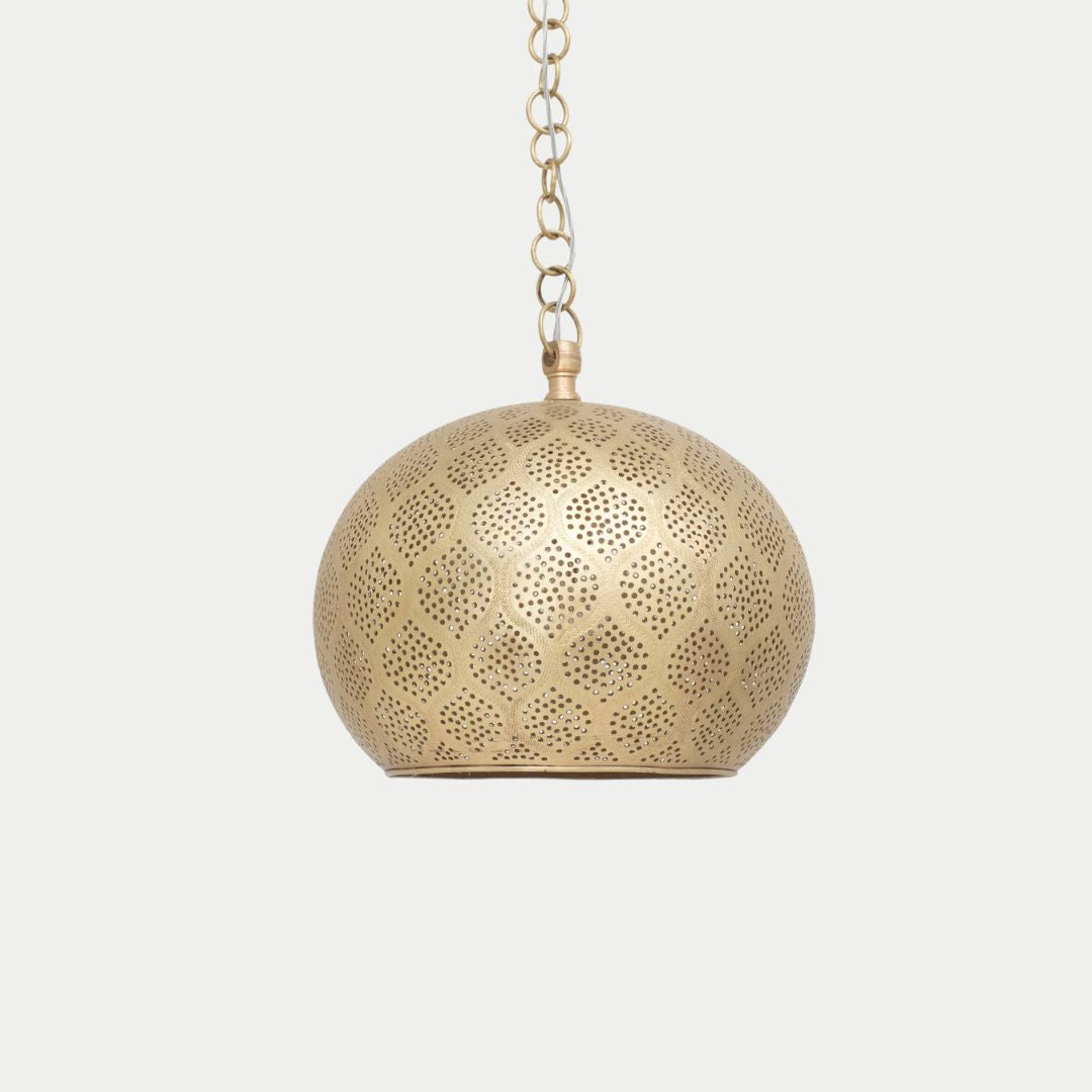 Handmade Moroccan Brass Light : Zineb