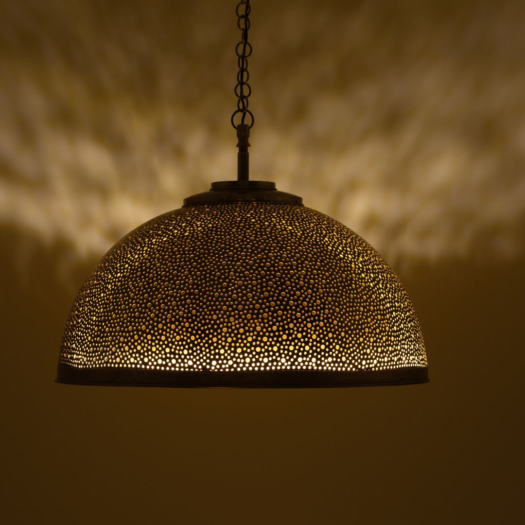 Handmade Moroccan Brass Lighting : Noor 2