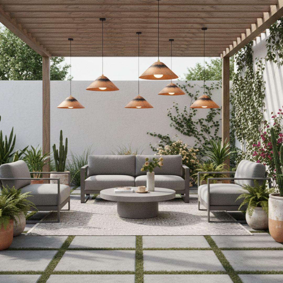 Lumina : Copper Cone Pendant Light