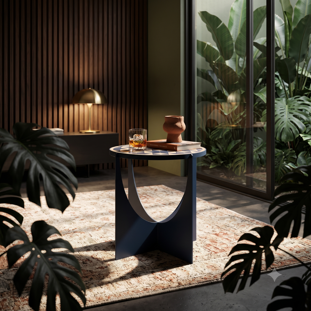 Tangier - Handmade Zellige Mosaic Tile Table