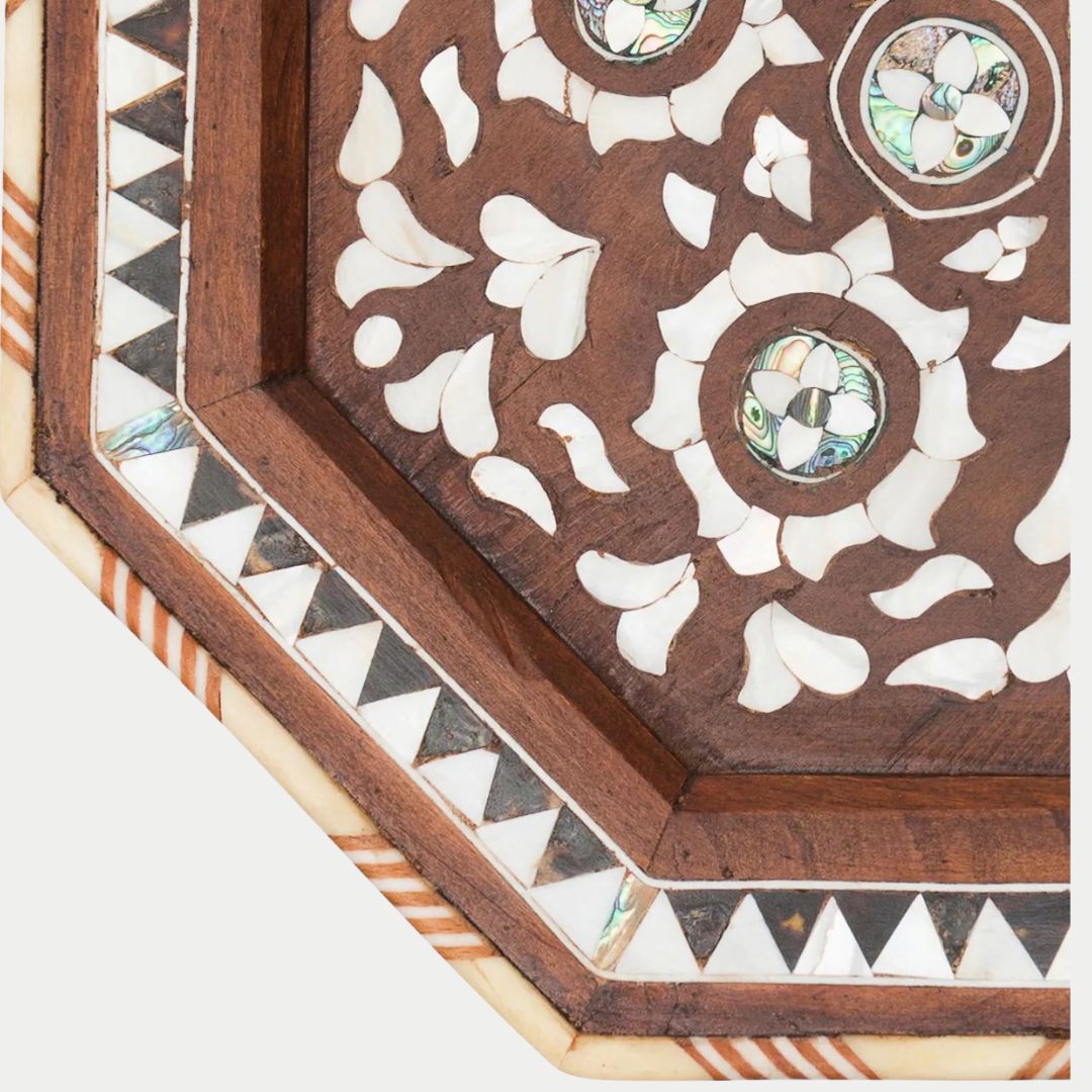 Mother of Pearl Handmade Moroccan Tables : LUNA
