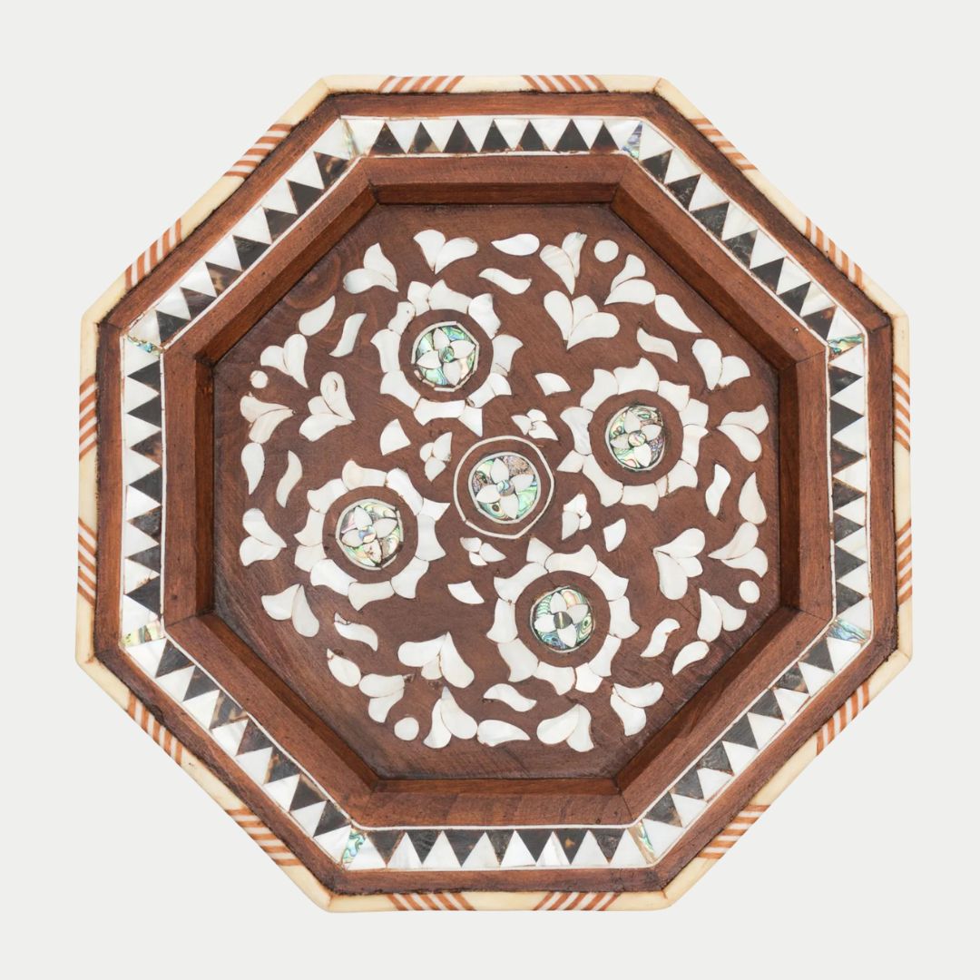 Mother of Pearl Handmade Moroccan Tables : LUNA