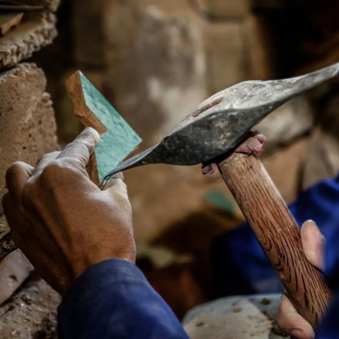 moroccan Zellige tiles process