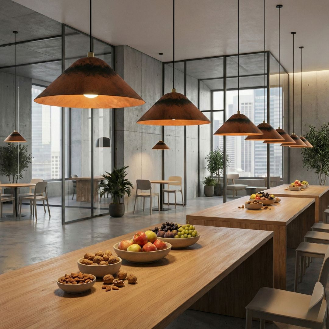 Tayri : Copper Cone Pendant Light