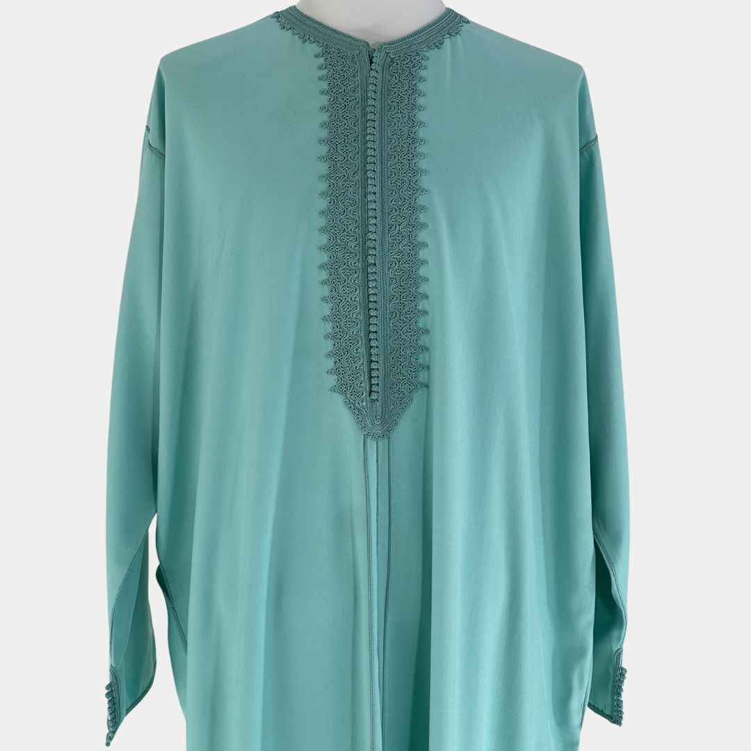 Handmade Sage Green Gandoura
