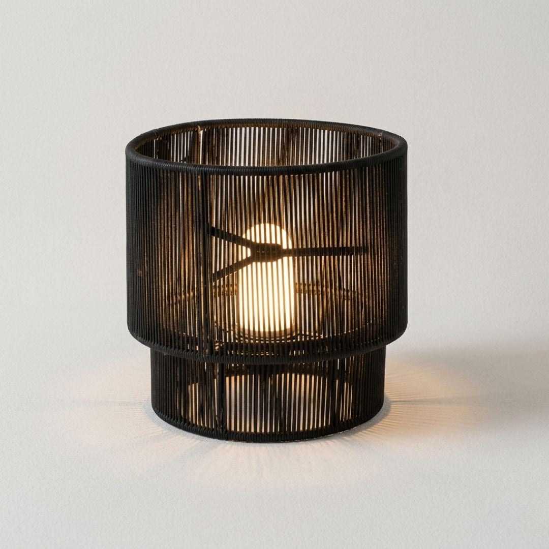 Malik Rattan Table Lamp
