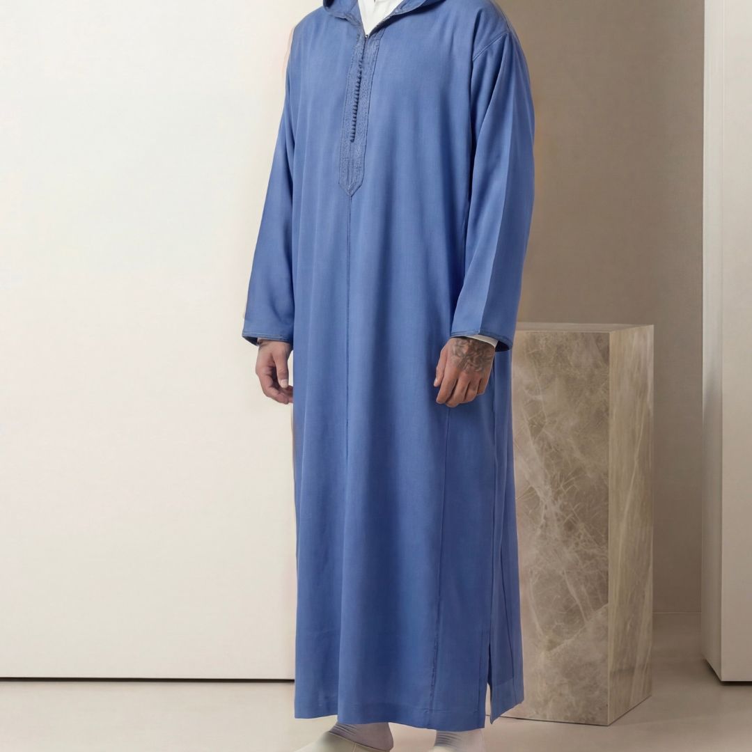 Handmade Blue Djellaba
