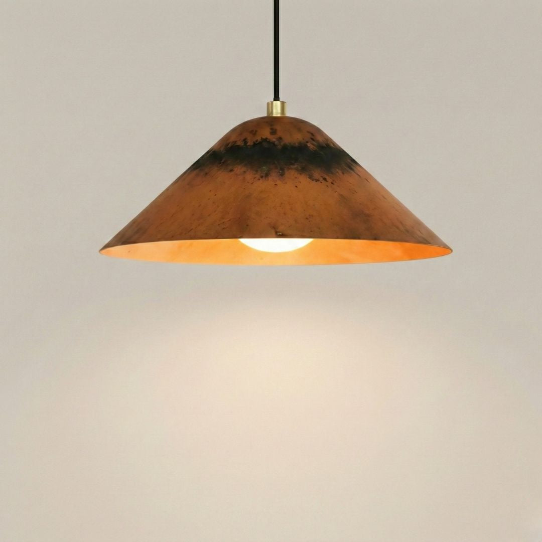 Tayri : Copper Cone Pendant Light